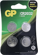 GP Lithium Cell CR2032-4 (Li, 3V) <уп. 4 шт>