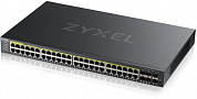 ZyXEL GS2220-50HP-EU0101F NebulaFlex Pro GS2220-50HP Hybrid L2 PoE+ Switch, 19", 44xGE PoE, 4 (SFP/RJ-45 PoE+), 2xSFP