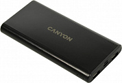 Внешний аккумулятор CANYON <CNE-CPB1006B> Black (2xUSB 2.1A, 10000mAh)