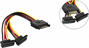 Cablexpert <CC-SATAM2F-02> Разветвитель питания 1xSATA M ->2xSATA F, Г-образный  15см