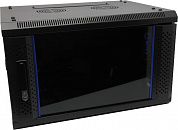 5bites <TC6403-06B> Шкаф настенный телекоммуникационный, чёрный6U 600x450