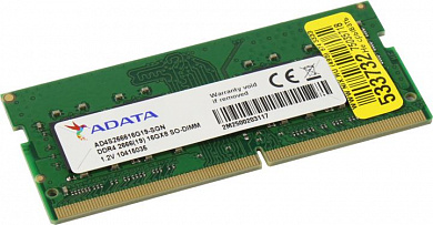 ADATA <AD4S266616G19-SGN> DDR4 SODIMM 16Gb <PC4-21300> (for NoteBook)