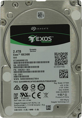 HDD 2.4 Tb SAS 12Gb/s Seagate Exos 10E2400 <ST2400MM0129> 2.5" 10000rpm 256Mb