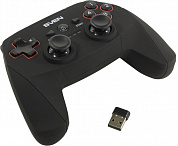 Геймпад SVEN GC-2040 <Black> (Vibration, 11кн., 4поз.перекл., 2мини-джойстика, USB/PS3, беспроводной)
