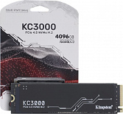 SSD 4 Tb M.2 2280 M Kingston KC3000 <SKC3000D/4096G> 3D TLC