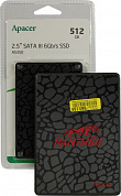 SSD 512 Gb SATA 6Gb/s Apacer AS350 Panther <AP512GAS350-1> 2.5" 3D TLC