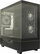 Miditower 1STPLAYER MIKU-Mi5 <Mi5-BK-2FC7R-1FC7> Black MicroATXбез БП