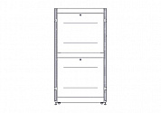 UR3100 Systeme Electric Монтажный шкаф, серия Uniprom, 42U-600/1070, боковые панели 4шт, черный