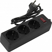 Сетевой фильтр 5bites <SP3B-510> Black <1м> ( 3 розетки )