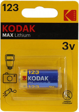 Kodak MAX <CAT30956223-RU1> (CR123, Li, 3V)