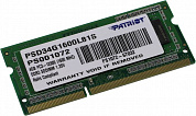 Patriot <PSD34G1600L81S> DDR3 SODIMM  4Gb <PC3-12800> CL11 (for NoteBook)