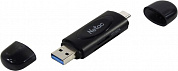 Netac <WK14BKCN> USB3.0/USB-C SD/microSD Card Reader/Writer