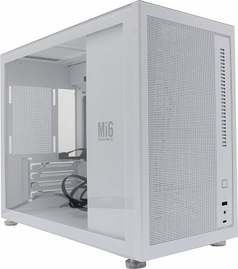 Miditower 1STPLAYER MIKU-Mi6 <Mi6-WH> White MicroATX без БП