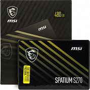 SSD 480 Gb SATA 6Gb/s MSI <SPATIUM S270 SATA 2.5" 480GB> 2.5"