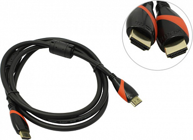 VCOM <CG525D-R-1.8м> Кабель HDMI to HDMI (19M -19M) 1.8м 2 фильтра ver2.0