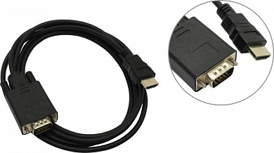 VCOM <CG596-1.8м> Кабель-адаптер HDMI--> VGA (15M) 1.8м