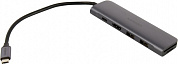UGREEN <70411> 2xUSB3.0+USB-C+HDMI+PD+SD/microSD Card Reader, подкл. USB-C