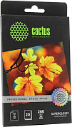 Cactus CS-HGA626020 Professional (10x15см, 20 листов, 260 г/м2) бумага суперглянцевая