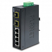 PLANET Technology Corporation IGS-620TF  IP30 Industrial 4-Port 10/100/1000T + 2-Port 100/1000X SFP Gigabit Switch