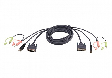 ATEN 2L-7D02UI CABLE DVI-I/USBA/SP.MC-DVI/USB B