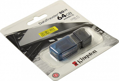 Kingston DataTraveler 80 M <DT80M/64GB> USB-C 3.2 Flash Drive 64Gb (RTL)