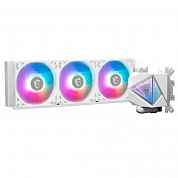 MSI <306-7ZW8E21-C24> MAG CORELIQUID I360 WHITE (4пин, 115x/1200/1700/AM4/AM5, 32.8дБ, 2350об/мин, вод. охл.)
