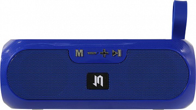 Колонка JETACCESS PBS-120 Blue (2x5W, USB, Bluetooth5.0, microSD, FM, солнечная панель, Li-Ion)