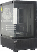 Miditower 1STPLAYER MIKU Mi2-A <Mi2-A-BK-2F1R-1F1> Black MicroATX без БП