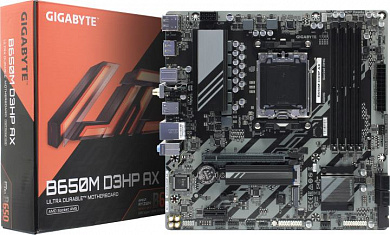 GIGABYTE B650M D3HP AX (RTL) AM5 <B650> PCI-E HDMI+2xDP 2.5GbLAN+WiFi SATA RAID MicroATX 4DDR5