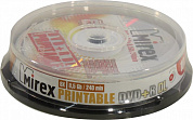 DVD+R Disc Mirex  8.5Gb  8x <уп. 10 шт> Double Layer, на шпинделе, printable <204268>