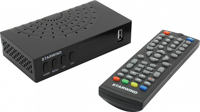 Starwind <CT-220> (Full HD A/V Player, HDMI, RCA, 2xUSB2.0, DVB-T2/DVB-C, ПДУ)