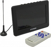 Hyundai <H-LCD700> Портативный телевизор (LCD 7", 800x480, USB, microSD, DVB-T/T2,  ПДУ, 1200мАч)