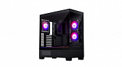 Miditower PHANTEKS 523 XT View <PH-XT523V1_DBK01_RU> Black ATX, без БП, с окном