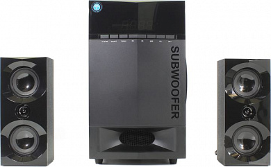 Колонки Dialog Progressive AP-230 (2х15W +Subwoofer 35W, дерево, SD, USB, ПДУ, FM)