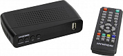 Hyundai <H-DVB520> (Full HD A/V Player, HDMI, RCA, 2xUSB2.0, DVB-T/DVB-T2/DVB-C, ПДУ)