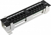 Patch Panel UTP 12 port кат.5e настенная Exegate <EX256754RUS> разъём KRONE&110 (dual IDC)