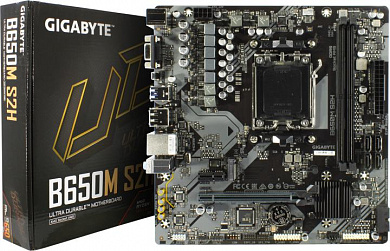 GIGABYTE B650M S2H rev1.1-1.4 (RTL) AM5 <B650> PCI-E Dsub+HDMI+DP GbLAN SATA RAID MicroATX 2DDR5