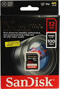 SanDisk Extreme PRO <SDSDXXO-032G-GN4IN> SDHC Memory Card 32Gb UHS-I U3 Class10 V30