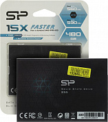 SSD 480 Gb SATA 6Gb/s Silicon Power Slim S55 <SP480GBSS3S55S25>  2.5" TLC