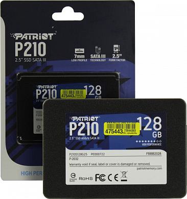SSD 128 Gb SATA 6Gb/s Patriot P210 <P210S128G25> 2.5"