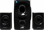 Колонки Nakatomi GS-35 <Black> (2x15W+Subwoofer 30W, дерево, SD, USB, Bluetooth, ПДУ, FM)