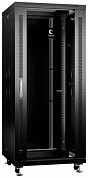 Шкаф серверный Cabeus SH-05C-27U60/80-BK 27U 800мм дверь стекло, черный