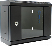 5bites <TC3104-04B> Шкаф настенный телекоммуникационный 10", чёрный 4U 312x150