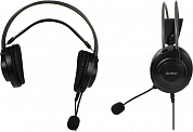 Наушники с микрофоном A4Tech Fstyler FH200i <Grey> (шнур 1.8м, с регулятором громкости)