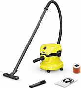 1.628-015.0 Строительный пылесос Karcher WD 2 Plus V-12/6/18/C 1000Вт (уборка: сухая/влажная) желтый
