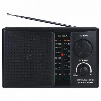 SUPRA <ST-19U> Радиоприёмник (FM/AM/SW, MP3, SD, USB)