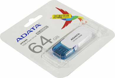 ADATA UV240 <AUV240-64G-RWH> USB2.0 Flash Drive 64Gb