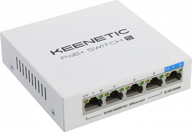 Keenetic <KN-4610-01> 5-Port Gigabit Switch with 4-Port PoE+