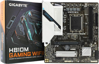 GIGABYTE H810M GAMING WIFI6 (RTL) LGA1851 <H810> PCI-E HDMI+DP 2.5GbLAN+WiFi+BT SATA MicroATX 2DDR5