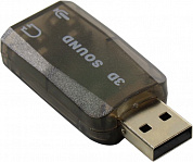 ExeGate <EX-AU-01N> USB адаптер для наушников с микрофоном <EX294787RUS>